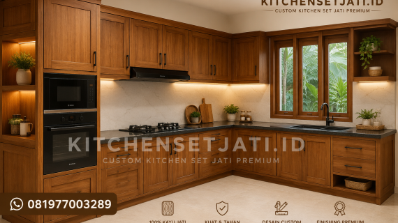 Harga Kitchen Set Jati Per Meter Terbaru: Panduan Lengkap Sebelum Membuat Dapur Impian